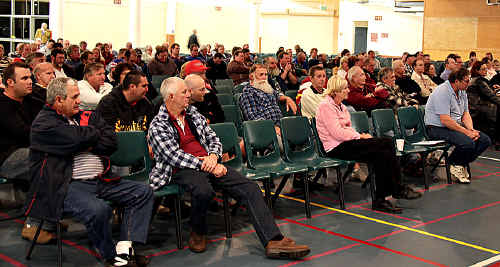 MAKING A POINT: Senator Ron Boswell (left) makes a point on the national impacts of the proposed closures. MAKING A POINT: Senator Ron Boswell (left) makes a point on the national impacts of the proposed closures.